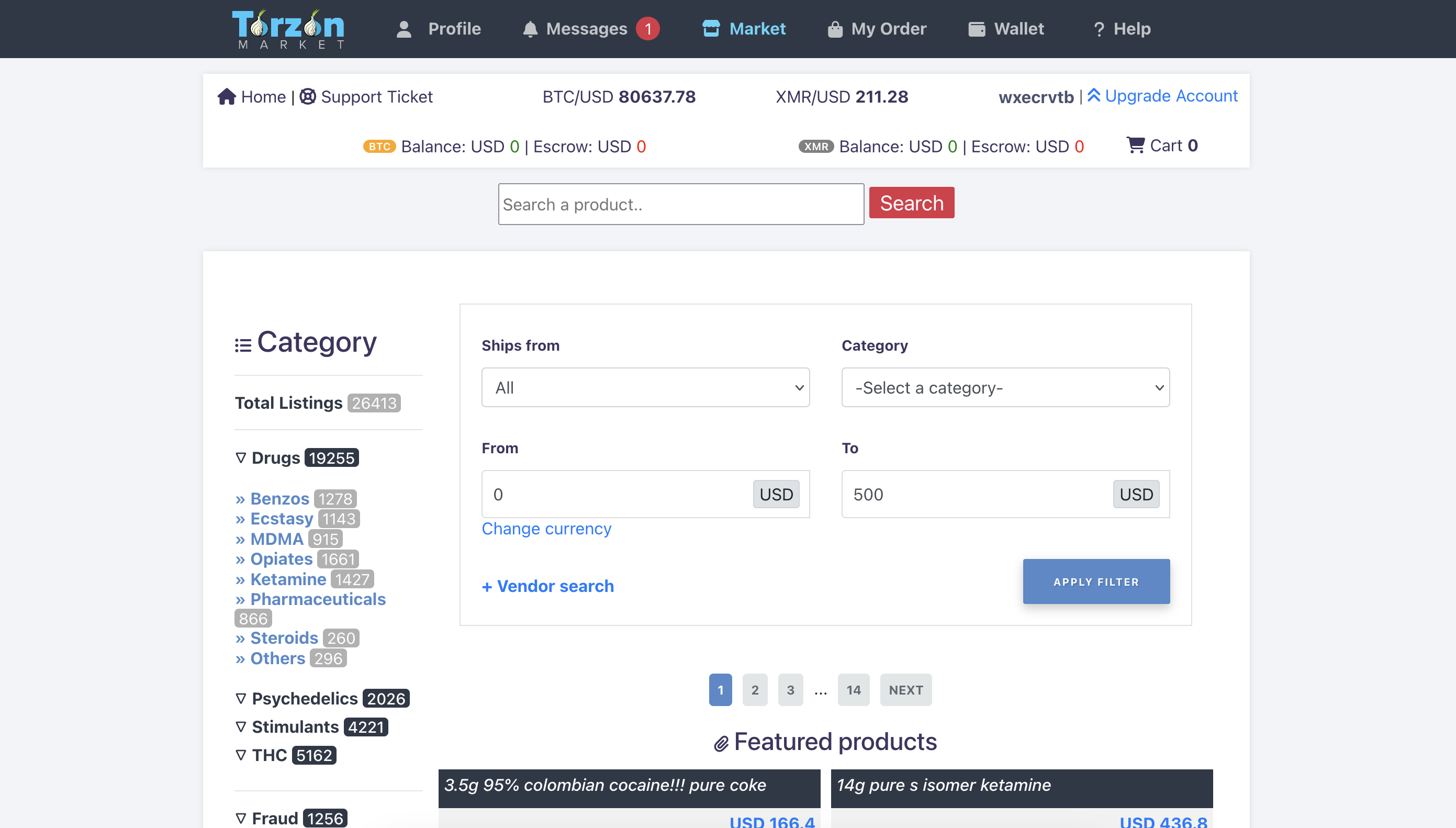 Torzon market link
